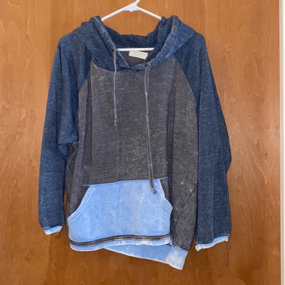 Color Block Cozy Hoodie